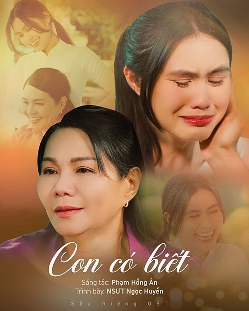 Con gái Ngọc Huyền thích đóng phim. Năm 2024, Hà Tiên đóng web drama Sầu riêng cùng mẹ. Ảnh: FB Ngọc Huyền. huyen5.jpg